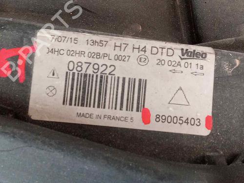 Højre forlygte CITROËN C5 I (DC_) 2.0 HDi (DCRHZB, DCRHZE) | BP17951671C29 