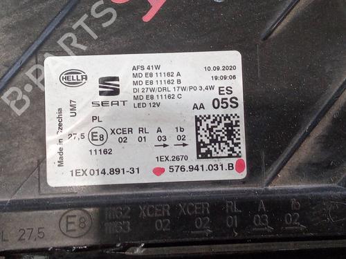 Left headlight SEAT ATECA (KH7, KHP)  | BP31636642C28 