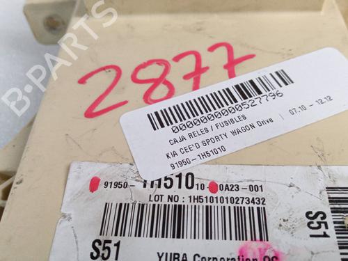 Fuse box KIA CEE'D SW (ED) 1.6 CRDi 90 | BP24593520E1