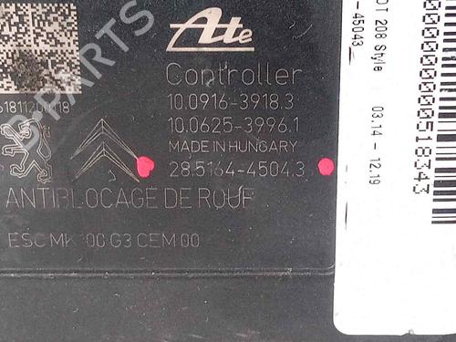ABS pump PEUGEOT 208 I (CA_, CC_) 1.6 HDi / BlueHDi 75 | BP19254931M43 