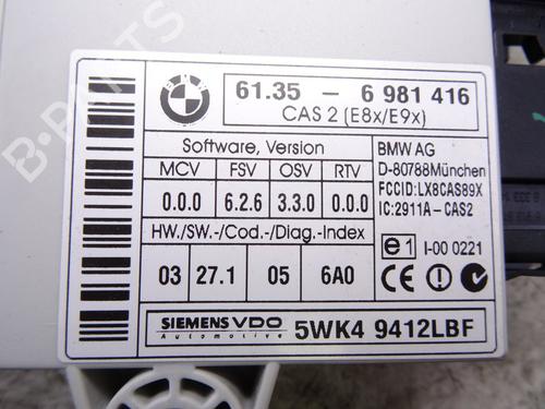 Electronic module BMW 3 (E90) 318 d | BP29982492M83