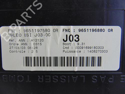Fuse box PEUGEOT 307 Break (3E) 2.0 HDI 110 | BP11416166E1 