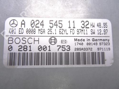 Engine control unit (ECU) MERCEDES-BENZ E-CLASS (W210) E 300 Turbo-D (210.025) | BP19065205M57 