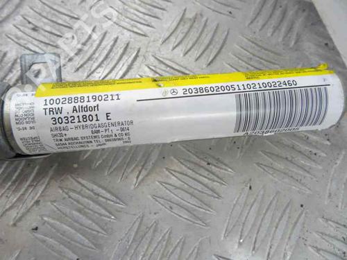 Right curtain airbag MERCEDES-BENZ C-CLASS Coupe (CL203) C 230 Kompressor (203.747) | BP7718261C12 