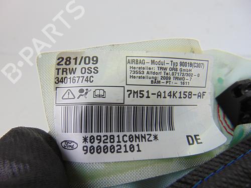 Høyre gardin kollisjonspute FORD FOCUS II (DA_, HCP, DP)  | BP10005217C12 