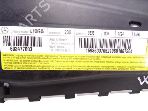 Left seat airbag MERCEDES-BENZ A-CLASS (W169) A 180 CDI (169.007, 169.307) | BP20350028C13 