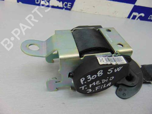 Rear center seatbelt PEUGEOT 308 SW I (4E_, 4H_) 1.6 16V | BP8738585I27 