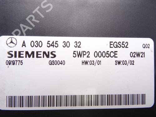 Gearbox control unit MERCEDES-BENZ C-CLASS Coupe (CL203)  | BP29452640M52 