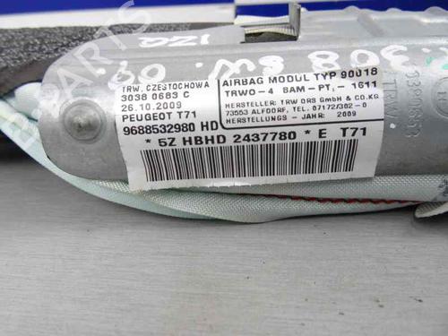 Left curtain airbag PEUGEOT 308 I (4A_, 4C_) 1.6 HDi | BP7720145C11 