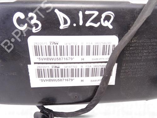 Left seat airbag CITROËN C1 (PM_, PN_) 1.0 | BP30618351C13