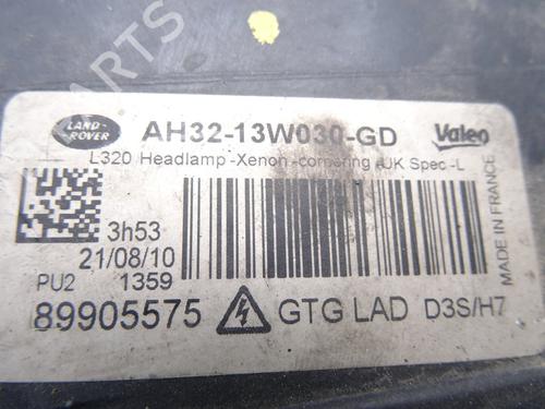 Left headlight LAND ROVER RANGE ROVER SPORT I (L320) | BP31643825C28