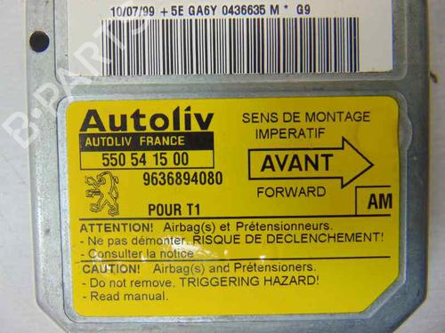 ECU airbags PEUGEOT 206 Hatchback (2A/C)  | BP7729080M53 