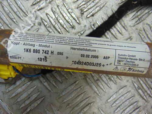 Right curtain airbag VW GOLF V (1K1)  | BP7726880C12 