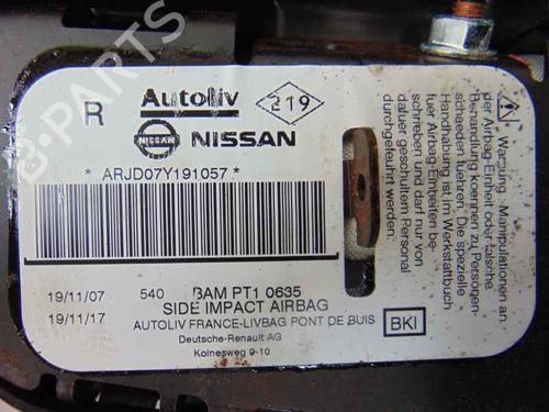 Høyre sete kollisjonspute NISSAN NAVARA NP300 (D40) 2.5 dCi 4WD (D40TT, D40T, D40M, D40BB) | BP7728887C14 