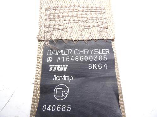 Rear left seatbelt MERCEDES-BENZ M-CLASS (W164) ML 320 CDI 4-matic (164.122) | BP16927816I29 