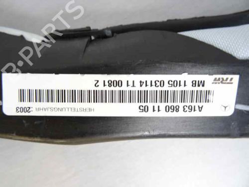 Left curtain airbag MERCEDES-BENZ M-CLASS (W163) ML 270 CDI (163.113) | BP7719969C11 