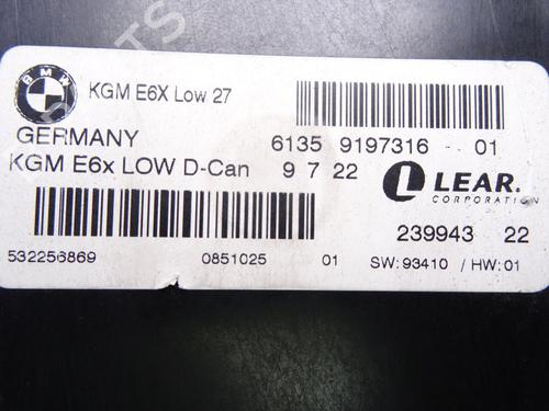 Electronic module BMW 5 (E60) 530 d | BP20296624M83 