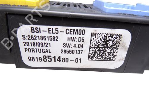 Fuse box OPEL CROSSLAND X / CROSSLAND (P17, P2QO) 1.2 (75) | BP26885876E1 