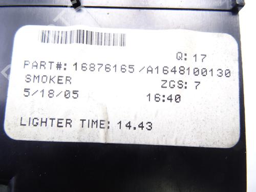 Ashtray MERCEDES-BENZ M-CLASS (W164) ML 320 CDI 4-matic (164.122) | BP16938443I30 