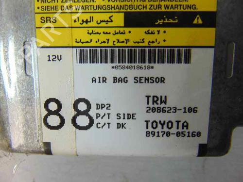 ECU airbags TOYOTA AVENSIS Saloon (_T25_) 2.0 D-4D (CDT250_, CDT250R) | BP7719811M53 