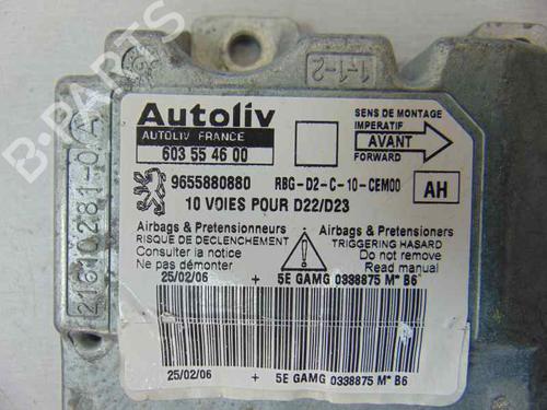 ECU airbags PEUGEOT 407 (6D_)  | BP7729046M53 