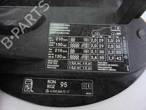 Fuel flap MERCEDES-BENZ CLS (C219) CLS 350 (219.357) | BP8654019C131 