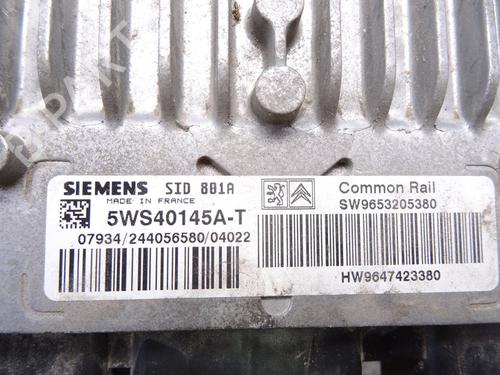Engine control unit (ECU) PEUGEOT 307 (3A/C)  | BP28112031M57 