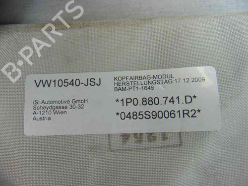 Left curtain airbag SEAT LEON (1P1)  | BP7726998C11 