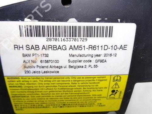 Right seat airbag FORD FOCUS III Turnier 1.5 TDCi | BP30151951C14