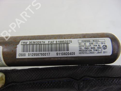 Right curtain airbag FIAT GRANDE PUNTO (199_) 1.4 16V (199BXG1B, 199AXG1B) | BP12432073C12 