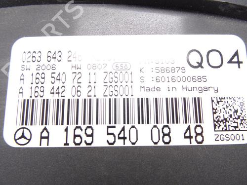 Instrument cluster MERCEDES-BENZ A-CLASS (W169) A 180 CDI (169.007, 169.307) | BP27496628C47 