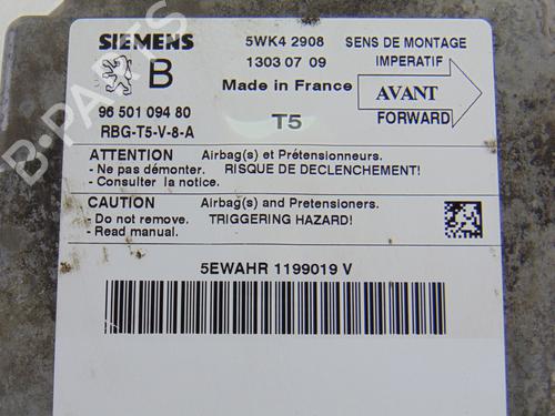 Kollisjonspute styreenhet PEUGEOT 307 Break (3E) 2.0 HDI 110 | BP11416165M53 