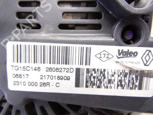 Alternator RENAULT KANGOO / GRAND KANGOO II (KW0/1_)  | BP27280022M7 