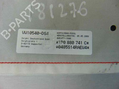 Left curtain airbag SEAT LEON (1P1)  | BP7726995C11 