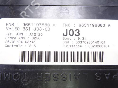 Fuse box PEUGEOT 307 (3A/C)  | BP28112029E1 