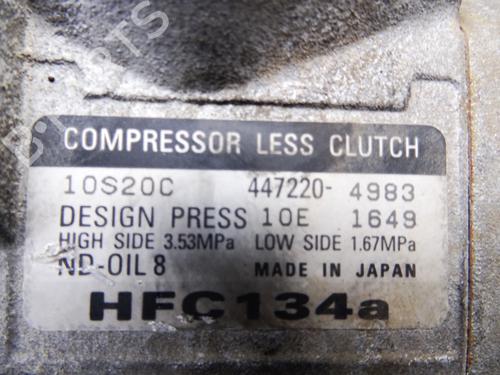 AC compressor CHRYSLER VOYAGER IV (RG, RS) 2.5 CRD | BP19303092M34 