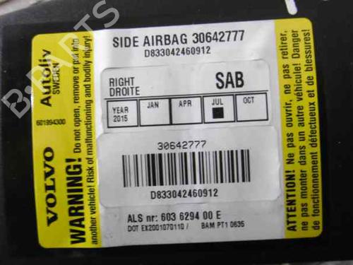 Right seat airbag VOLVO XC90 I (275) D5 AWD | BP7718301C14 