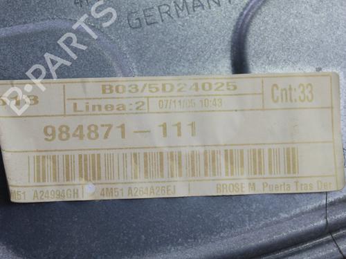 Rear right window mechanism FORD FOCUS II (DA_, HCP, DP) 2.0 TDCi | BP22230987C25 