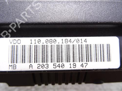 Instrument cluster MERCEDES-BENZ C-CLASS Coupe (CL203)  | BP29451110C47 