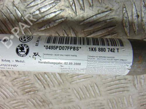 Right curtain airbag VW GOLF V (1K1)  | BP7726875C12 