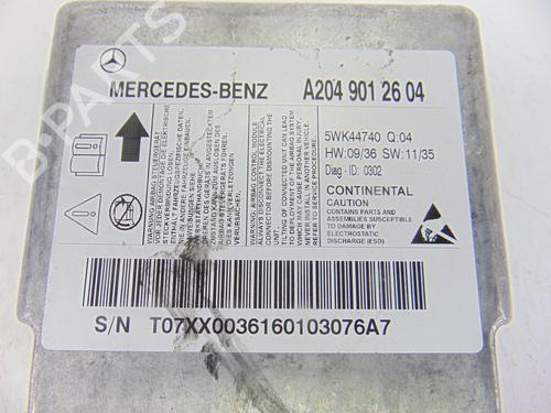 ECU airbags MERCEDES-BENZ C-CLASS (W204) C 180 Kompressor (204.046) | BP11351027M53 