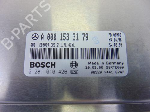 Engine control unit (ECU) MERCEDES-BENZ A-CLASS (W168) A 170 CDI (168.008) | BP11146368M57 
