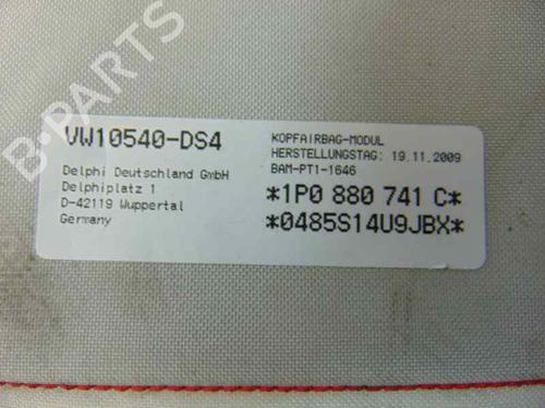 Left curtain airbag SEAT LEON (1P1)  | BP7726996C11 