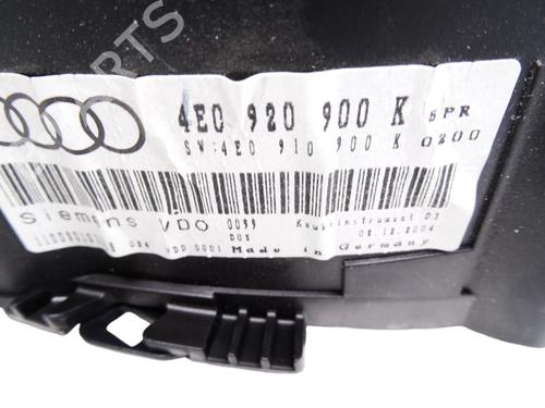 Instrument cluster AUDI A8 D3 (4E2, 4E8) 3.0 TDI quattro | BP19327812C47 