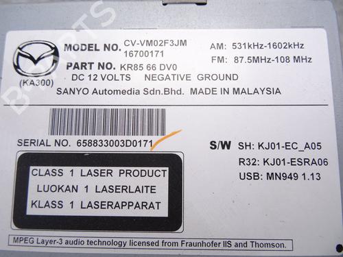 Electronic module MAZDA CX-5 (KE, GH) | BP33292580M83 - Image 4