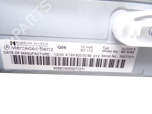 Radio MERCEDES-BENZ B-CLASS Sports Tourer (W245) | BP29810868E6