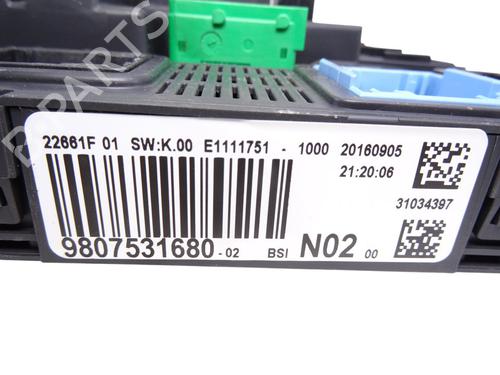 Fuse box PEUGEOT 208 I (CA_, CC_)  | BP26913655E1 