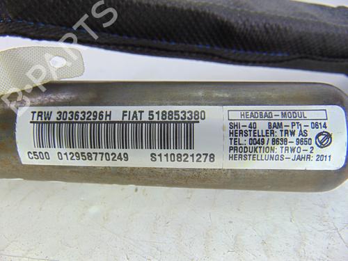 Left curtain airbag FIAT GRANDE PUNTO (199_) 1.4 16V (199BXG1B, 199AXG1B) | BP12432074C11 