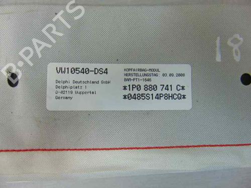 Left curtain airbag SEAT LEON (1P1)  | BP7726997C11 