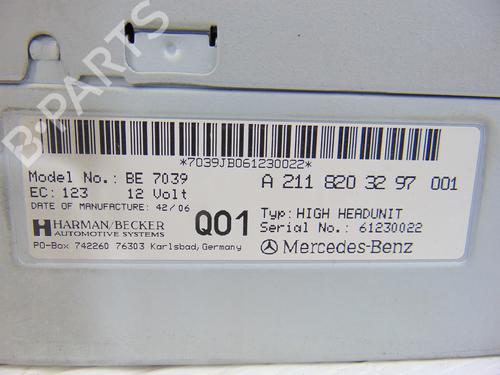 Electronic module MERCEDES-BENZ CLS (C219) CLS 350 (219.357) | BP8640090M83 